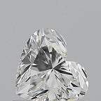Diamante Naturale Taglio Cuore 0.58ct VG/VG E VS1 - GIA - 5.12x5.81x3.46mm