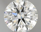 Diamante Naturale Taglio Brillante 0.53ct 3EX J VS2 - GIA - 5.21x5.18x3.2mm