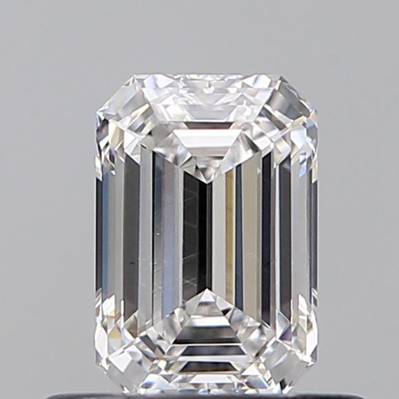 Diamante Naturale Taglio Smeraldo 0.61ct VG/VG E VVS2 - GIA - 5.84x3.96x2.71mm