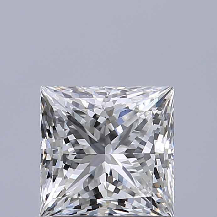 Diamante Naturale Taglio Princess 0.71ct EX/EX F VVS1 - GIA - 4.85x4.81x3.53mm
