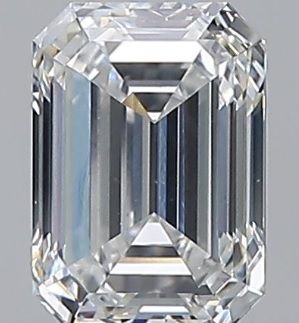Diamante Naturale Taglio Smeraldo 0.9ct EX/EX F VS2 - GIA - 6.5x4.65x3.04mm