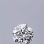 Diamante Naturale Taglio Brillante 0.19ct 3EX H IF - GIA - 3.66x3.68x2.29mm