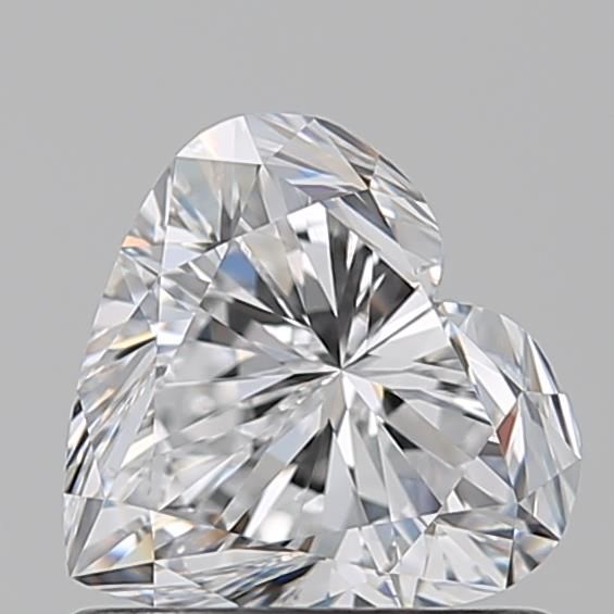 Diamante Naturale Taglio Cuore 0.91ct VG/EX D VVS1 - GIA - 6.07x6.49x3.96mm