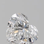 Diamante Naturale Taglio Cuore 0.6ct EX/VG F IF - GIA - 5.21x5.75x3.43mm