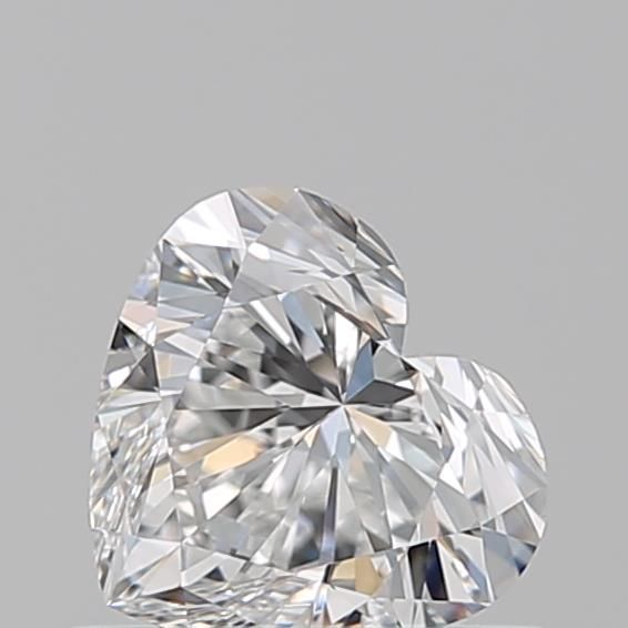Diamante Naturale Taglio Cuore 0.6ct EX/VG F IF - GIA - 5.21x5.75x3.43mm