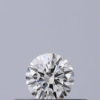 Diamante Naturale Taglio Brillante 0.19ct 3EX F VVS2 - IGI - 3.69x3.72x2.25mm