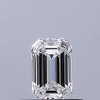 Diamante Naturale Taglio Smeraldo 0.41ct VG/EX E VS1 - GIA - 5.37x3.48x2.28mm