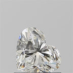 Diamante Naturale Taglio Cuore 0.77ct EX/EX J VVS1 - GIA - 5.45x6.44x3.85mm