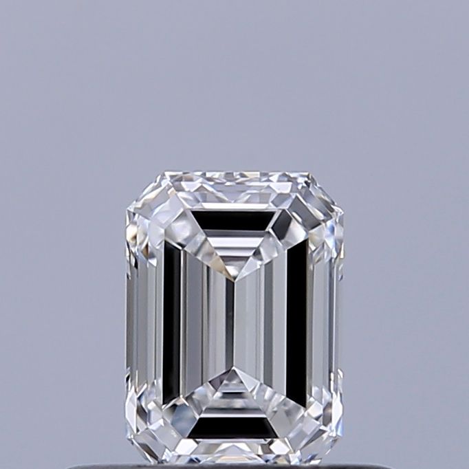 Diamante Naturale Taglio Smeraldo 0.41ct VG/EX D VS2 - GIA - 4.92x3.52x2.37mm