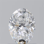 Diamante Naturale Taglio Ovale 0.9ct VG/EX D VVS2 - GIA - 7.35x5.32x3.47mm