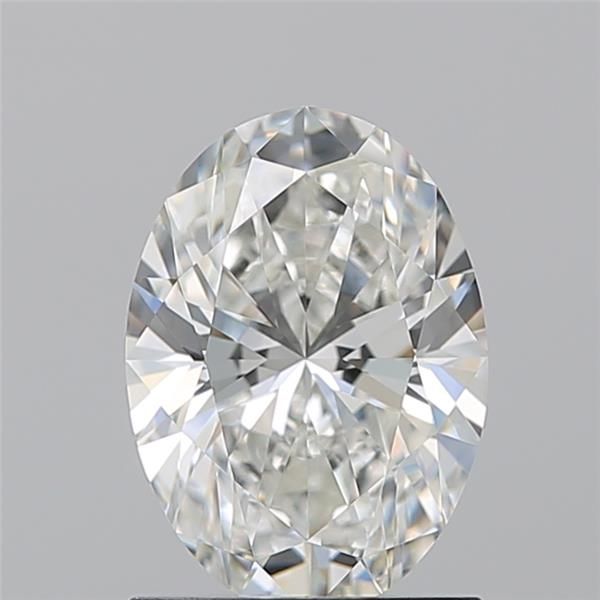 Diamante Naturale Taglio Ovale 1.3ct VG/EX H VVS1 - GIA - 8.59x6.12x3.91mm