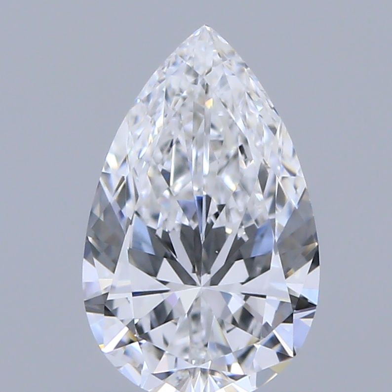 Diamante Naturale Taglio Goccia 0.62ct EX/EX D VVS1 - GIA - 7.81x4.89x2.79mm