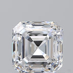 Diamante Naturale Taglio Asscher 0.9ct VG/VG D VS1 - GIA - 5.19x5.04x3.54mm