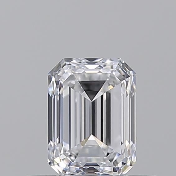 Diamante Naturale Taglio Smeraldo 0.5ct EX/EX D VVS1 - GIA - 5.01x3.68x2.6mm