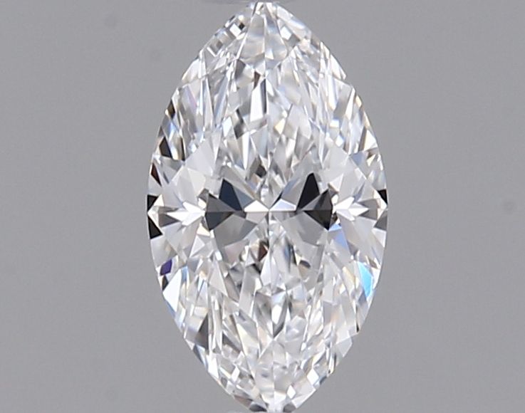 Diamante Naturale Taglio Marquise 0.5ct VG/EX D VVS1 - GIA - 7.5x4.2x2.61mm