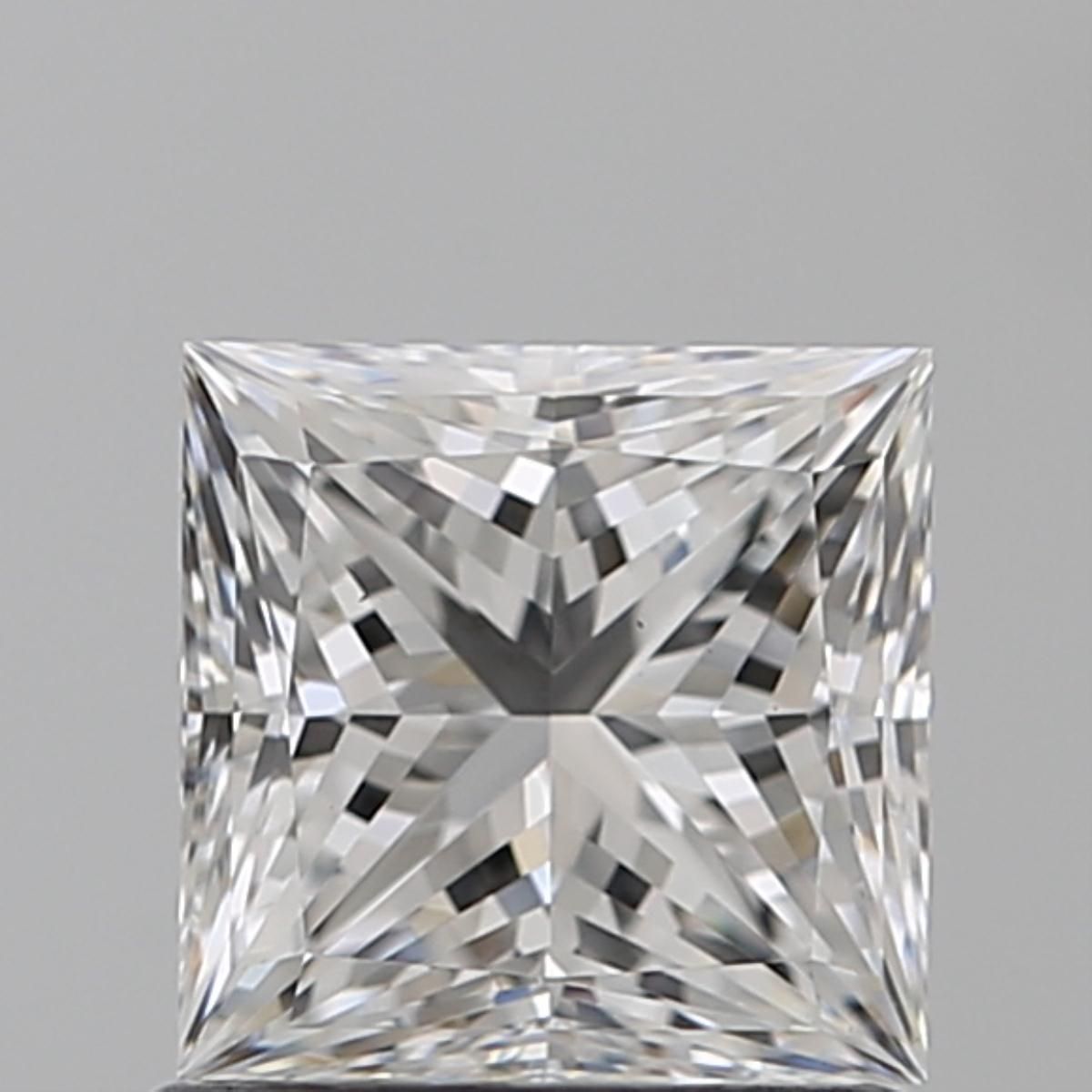 Diamante Naturale Taglio Princess 1.01ct VG/EX D VS1 - GIA - 5.49x5.4x4.02mm