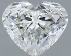 Diamante Naturale Taglio Cuore 1.02ct EX/EX F VVS2 - IGI - 5.95x6.94x4.14mm