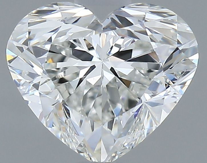 Diamante Naturale Taglio Cuore 1.02ct EX/EX F VVS2 - IGI - 5.95x6.94x4.14mm