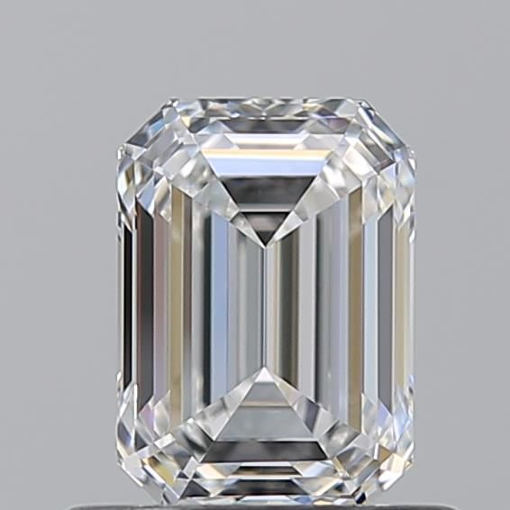Diamante Naturale Taglio Smeraldo 0.73ct EX/EX F VVS1 - GIA - 5.99x4.27x2.85mm