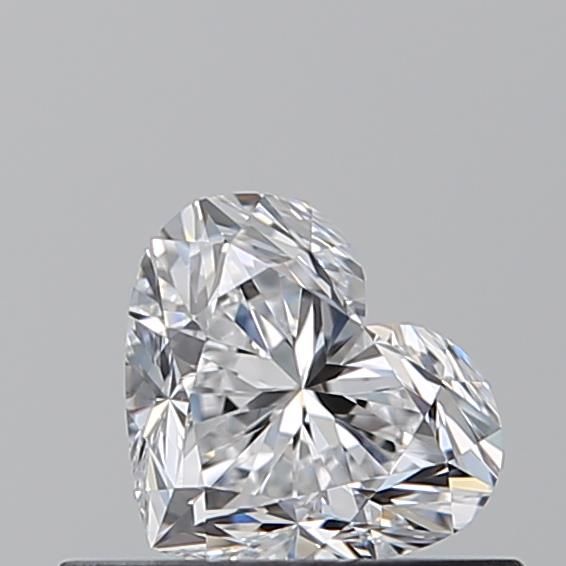 Diamante Naturale Taglio Cuore 0.5ct VG/VG D VVS2 - GIA - 4.61x5.46x3.28mm