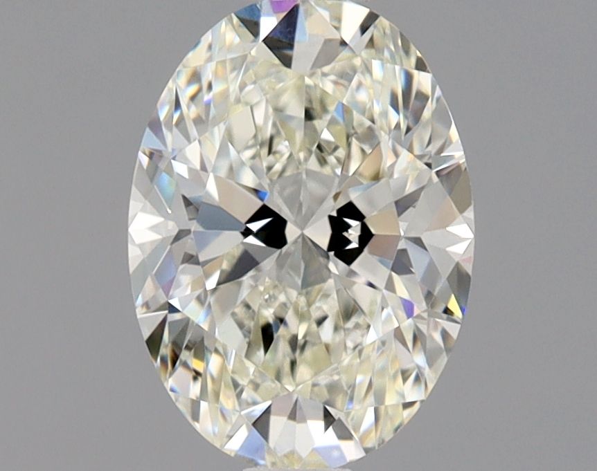 Diamante Naturale Taglio Ovale 0.9ct EX/VG J VS2 - GIA - 7.42x5.35x3.46mm