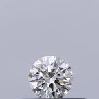 Diamante Naturale Taglio Brillante 0.18ct EX/VG/EX F IF - GIA - 3.62x3.65x2.21mm