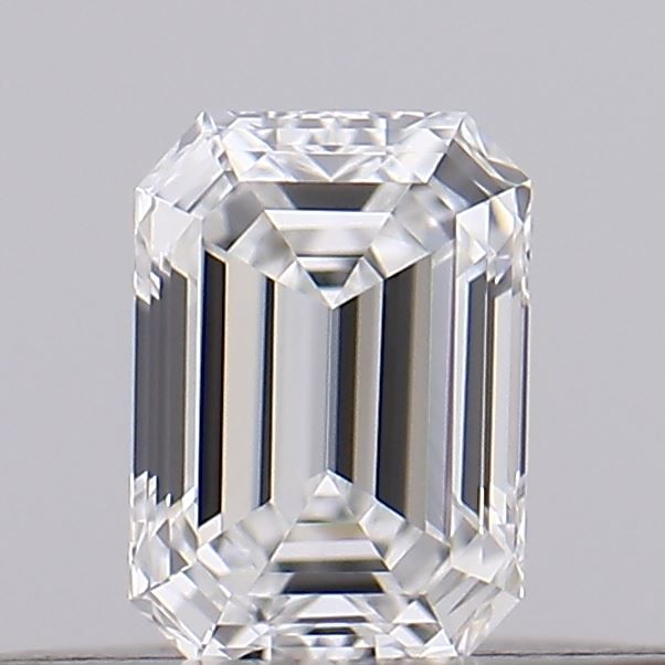Diamante Naturale Taglio Smeraldo 0.18ct G/EX F VVS1 - GIA - 3.77x2.69x1.84mm