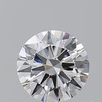 Diamante Naturale Taglio Brillante 0.5ct 3EX F VS1 - GIA - 5.19x5.16x3.05mm