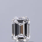 Diamante Naturale Taglio Smeraldo 0.51ct EX/VG E VVS2 - GIA - 5.33x3.81x2.59mm