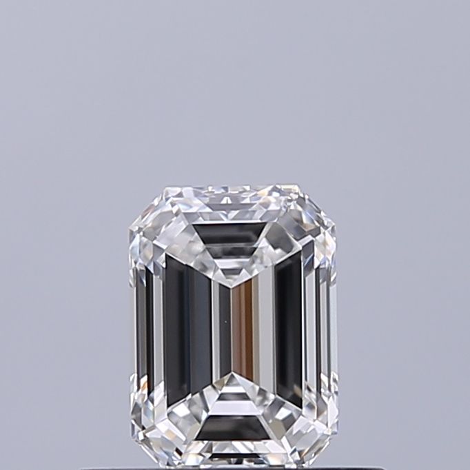 Diamante Naturale Taglio Smeraldo 0.51ct EX/VG E VVS2 - GIA - 5.33x3.81x2.59mm