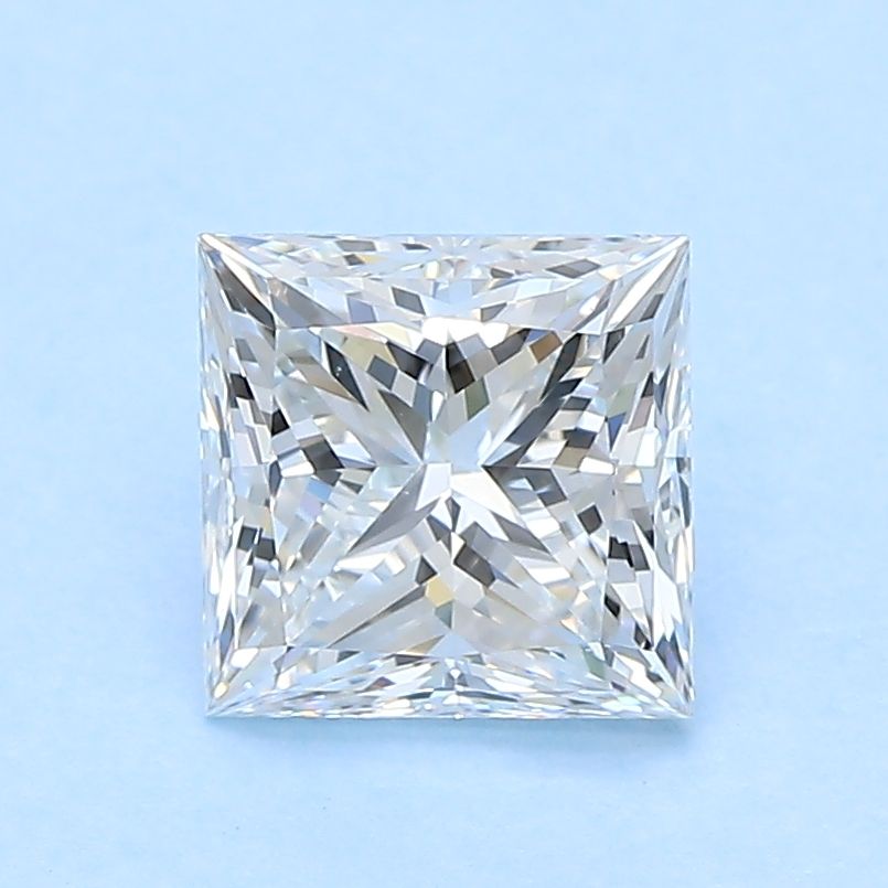 Diamante Naturale Taglio Princess 1.5ct VG/EX E VS2 - GIA - 6.19x6.17x4.54mm