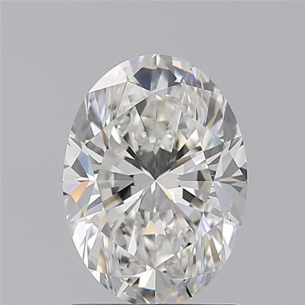 Diamante Naturale Taglio Ovale 1.51ct EX/EX H VS1 - GIA - 8.66x6.32x4.15mm