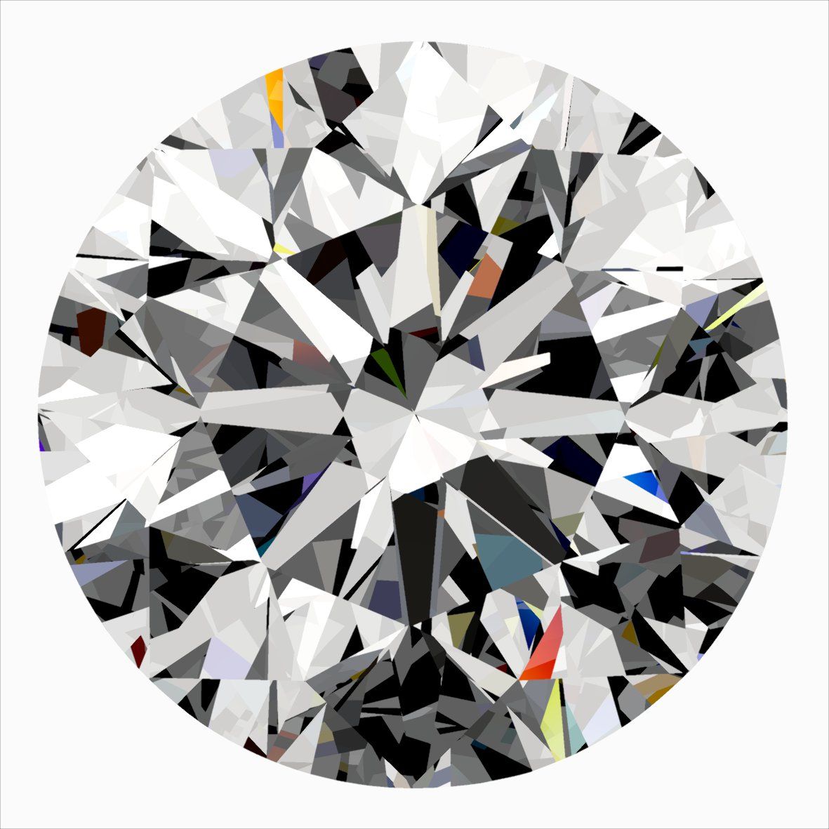Diamante Naturale Taglio Brillante 0.3ct VG/EX/EX D VVS1 - IGI - 4.19x4.24x2.7mm