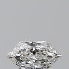 Diamante Naturale Taglio Esagonale 0.42ct VG/EX F IF - GIA - 7.33x3.79x2.34mm