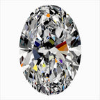 Diamante Naturale Taglio Ovale 0.31ct EX/EX G VVS2 - IGI - 5.57x3.82x2.35mm
