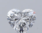 Diamante Naturale Taglio Cuore 0.3ct EX/EX D VS2 - GIA - 4.21x4.63x2.78mm