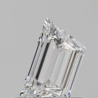 Diamante Naturale Taglio Trapezio 0.44ct EX/EX F VVS1 - GIA - 3.65x6.58x2.09mm