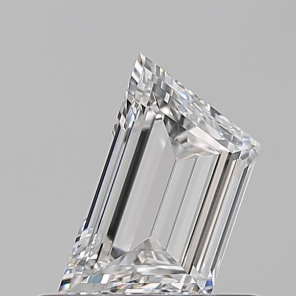Diamante Naturale Taglio Trapezio 0.44ct EX/EX F VVS1 - GIA - 3.65x6.58x2.09mm