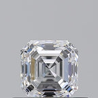Diamante Naturale Taglio Asscher 0.51ct EX/EX E VVS1 - GIA - 4.39x4.3x2.94mm