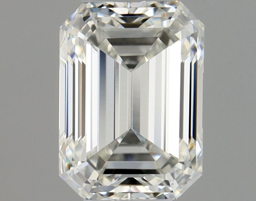 Diamante Naturale Taglio Smeraldo 0.37ct VG/G H VS1 - GIA - 4.65x3.37x2.42mm