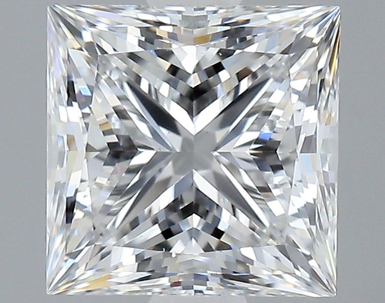 Diamante Naturale Taglio Princess 1.3ct EX/EX E VS1 - GIA - 5.91x5.89x4.28mm