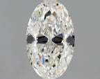 Diamante Naturale Taglio Ovale 0.7ct VG/EX H VS1 - GIA - 7.72x4.73x2.86mm