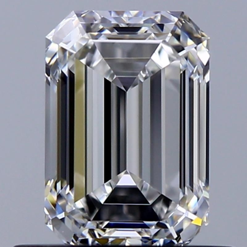 Diamante Naturale Taglio Smeraldo 0.78ct VG/EX F VVS2 - GIA - 6.23x4.26x2.96mm