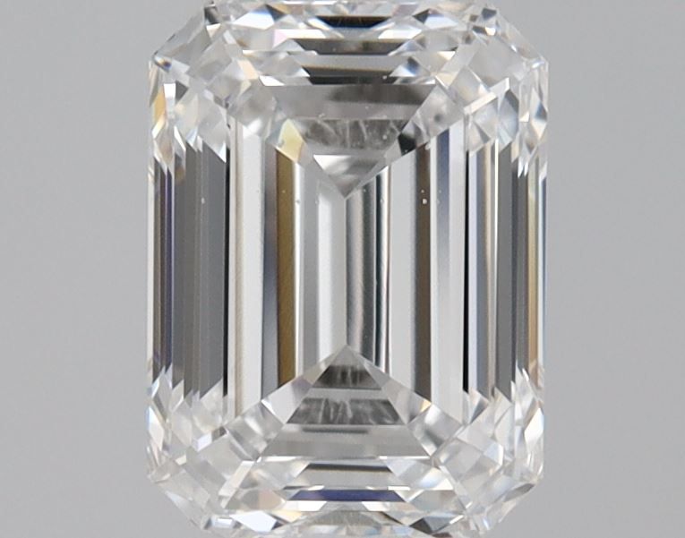 Diamante Naturale Taglio Smeraldo 0.8ct VG/VG D VS2 - GIA - 5.96x4.4x3.02mm
