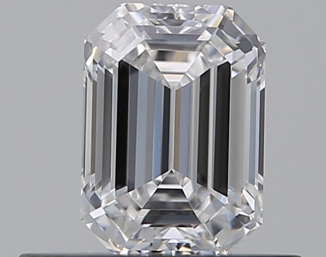 Diamante Naturale Taglio Smeraldo 0.5ct G/VG D VVS2 - GIA - 5.35x3.8x2.6mm