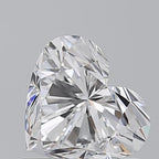 Diamante Naturale Taglio Cuore 1.01ct EX/EX E VVS1 - GIA - 6.1x7.0x4.19mm