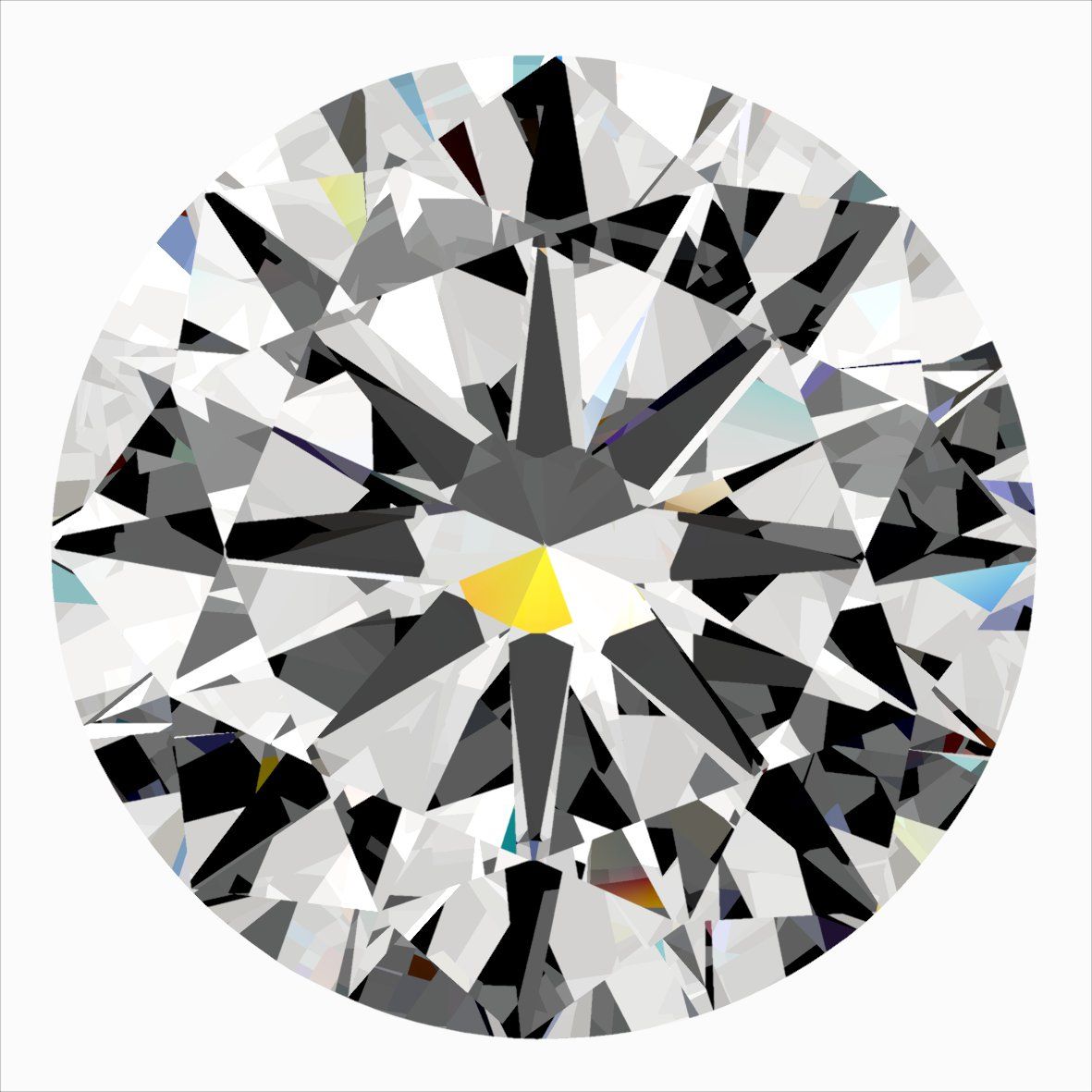 Diamante Naturale Taglio Brillante 0.3ct VG/EX/EX G VS2 - IGI - 4.25x4.29x2.56mm