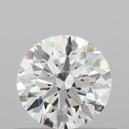 Diamante Naturale Taglio Brillante 0.6ct 3EX F VVS1 - IGI - 5.31x5.34x3.37mm