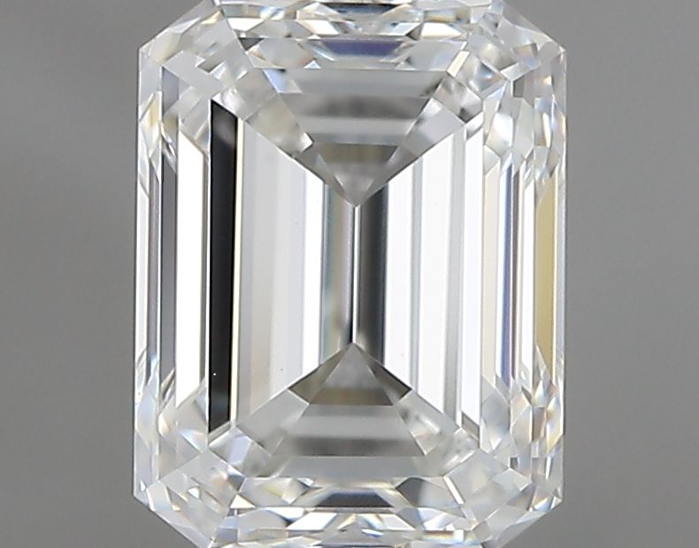 Diamante Naturale Taglio Smeraldo 0.9ct VG/EX F VVS2 - IGI - 6.03x4.63x3.2mm