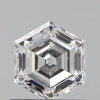 Diamante Naturale Taglio Esagonale 0.54ct EX/EX E VVS1 - GIA - 5.53x4.79x2.85mm